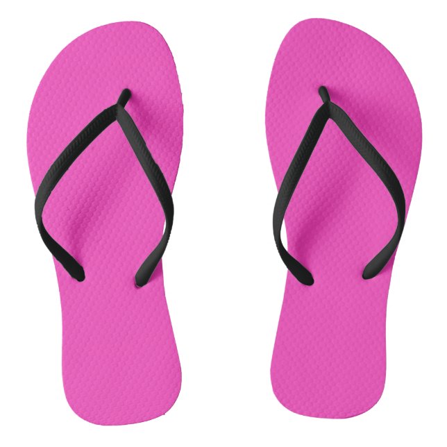 Neon pink , neon thongs (Footbed)