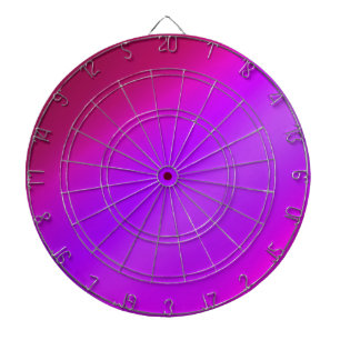 Neon Pink Ombre Dartboard