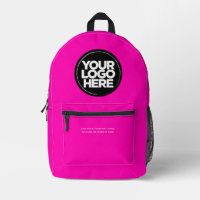 Neon Pink | Personalised Corporate Logo and Text