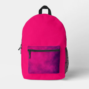 Neon Pink & Purple Accent Backpack – Customisable