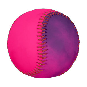 Neon Pink & Purple Gradient Baseball – Customise