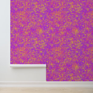 Neon Pink Purple Yellow Paint Splatter Texture Wallpaper