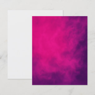 Neon Pink Smoke Custom Paper Sheet