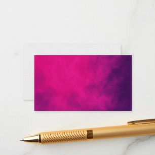 Neon Pink Smoke Enclosure Card – Customisable