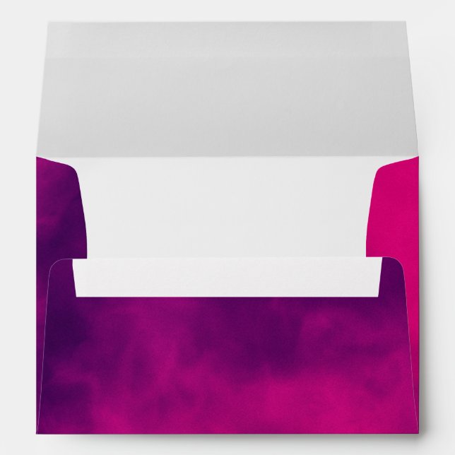 Neon Pink Smoke Full Liner Envelope – Customisable (Back (Bottom))