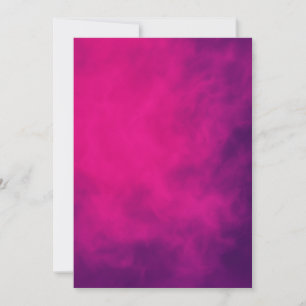 Neon Pink Smoke Invitation – Customizable
