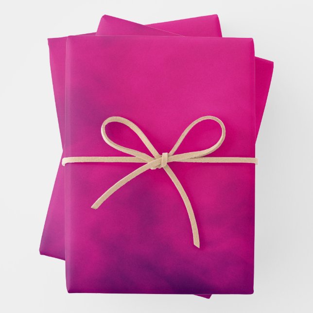 Neon Pink Smoke Wrapping Sheets Set – Customisable (In situ)