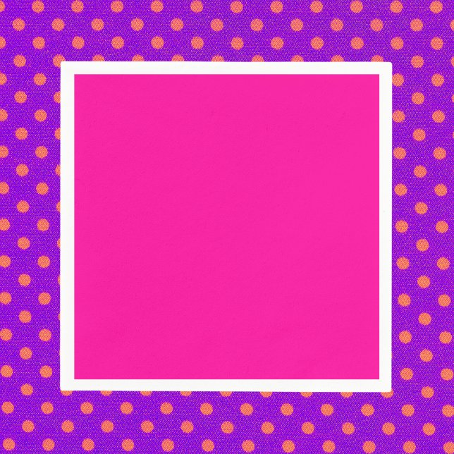 Neon Pink Solid Color Napkin (Creator Uploaded)