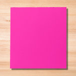 Neon Pink Solid Color Notepad<br><div class="desc">A vibrant and electrifying pink that is full of energy and excitement.Reminiscent of neon signs illuminating a bustling city nightlife or the vivid hues of tropical flowers,  this color is bold,  playful,  and unapologetically lively.Perfect for making a striking statement.</div>
