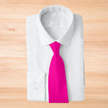 Neon Pink Solid Color Tie<br><div class="desc">Neon Pink Solid Color</div>
