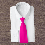 Neon Pink Solid Color Tie<br><div class="desc">Neon Pink Solid Color</div>