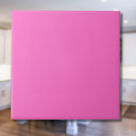 Neon Pink Solid Colour | Classic | Elegant Ceramic Tile<br><div class="desc">Neon Pink Solid Colour | Classic | Elegant | Trendy | Stylish | Gift</div>