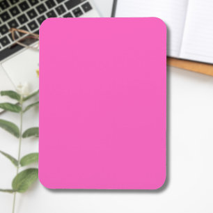Neon Pink Solid Colour Classic Magnet