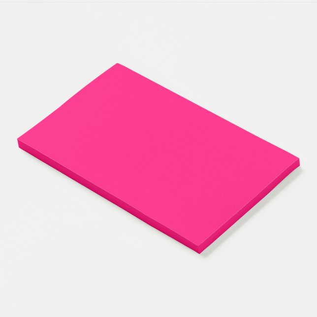 Neon Pink Sticky Notes – Customisable & Bold (Angled)