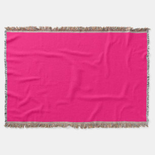 Neon Pink Throw Blanket – Custom & Cosy