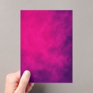 Neon Pink & Violet Acrylic Invitation – Customise