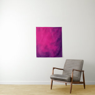 Neon Pink & Violet Smoke Tapestry – Customisable