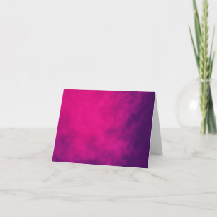 Neon Pink & Violet Thank You Card – Customisable