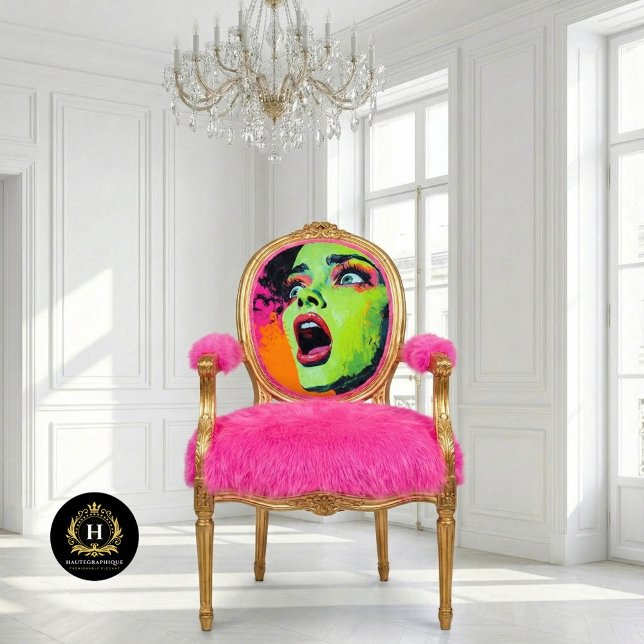 Neon Pop Art Bride Frankenstein Monster Decoupage Tissue Paper (Creator Uploaded)