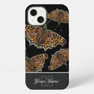 Neon-Pop-Art butterflies with Monogram! iPhone 13 Case