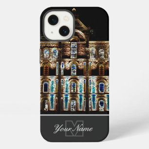 Neon-Pop-Art Düsseldorf city lights with Monogram! iPhone 13 Case