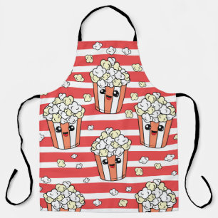 Neon Popcorn Kids Pattern Apron