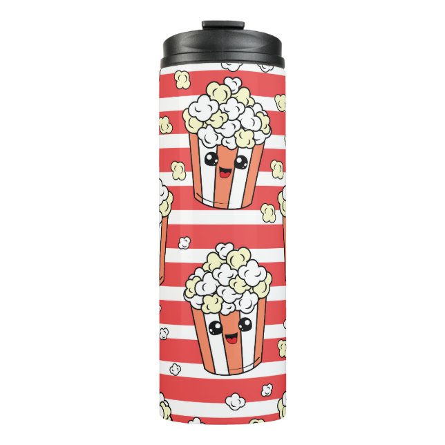 Neon Popcorn Kids Pattern Thermal Tumbler (Front)