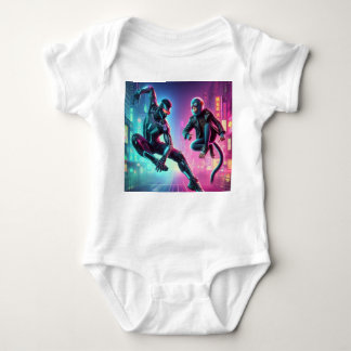 Neon Primate The Futuristic Guardian Baby Bodysuit