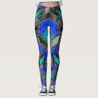 Neon Prism Geometric Abstract Pattern