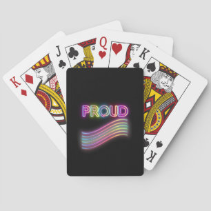 Neon Proud Playing Cards