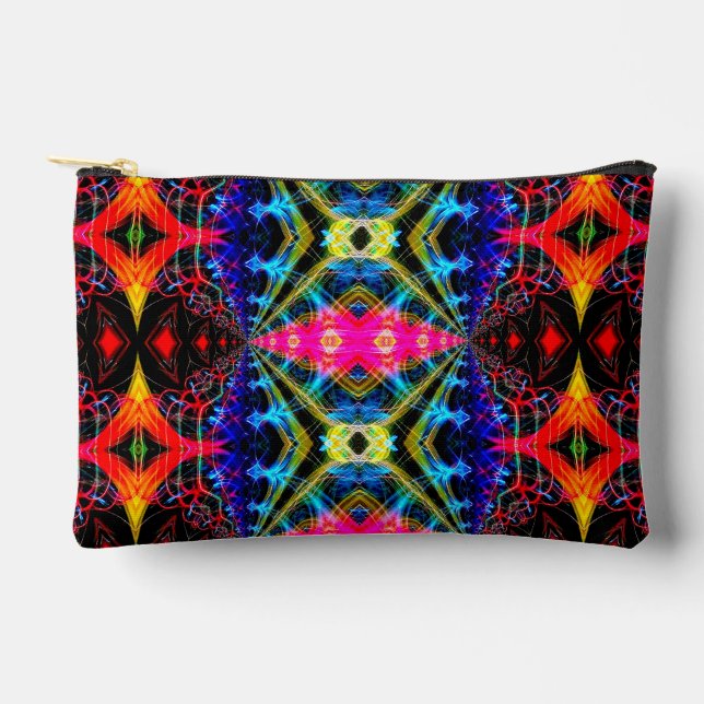 Neon Psychedelic Accessory Bag (Front)