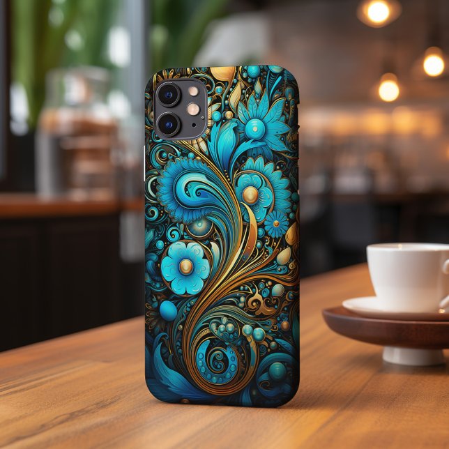 Neon Psychedelic Decopunk Design No. 910 Case-Mate iPhone Case (Creator Uploaded)