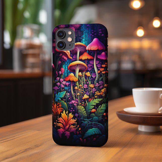 Neon Psychedelic Forestpunk Design No. 922 Case-Mate iPhone Case (Creator Uploaded)