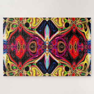 Neon Psychedelic Jigsaw Puzzle 2