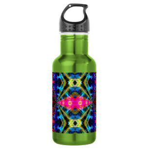 Neon Psychedelic Water Bottle 1