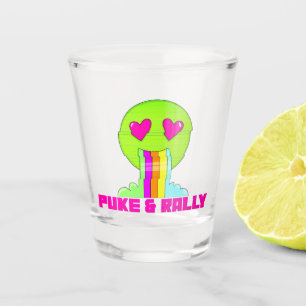 Neon Puke & Rally Shot Glass Party Comeback Shot