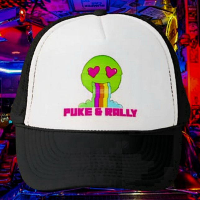 Neon Puke & Rally Trucker Hat | Party Comeback (Creator Uploaded)