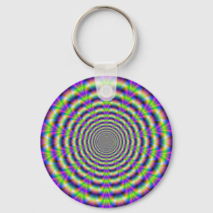 Neon Pulse Key Chain