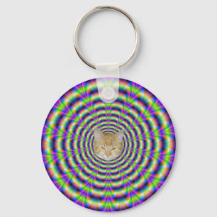 Neon Pulse Key Chain + cat