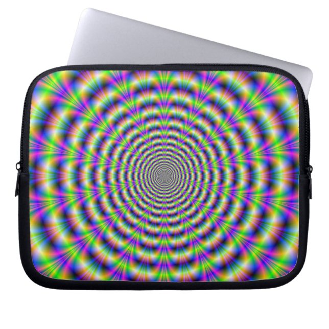 Neon Pulse Laptop Sleeve (Front)