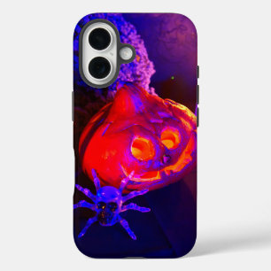 Neon pumpkins iPhone 16 case