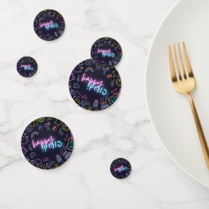 Neon Purim Confetti