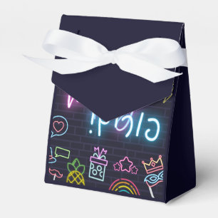 Neon Purim Favour Box
