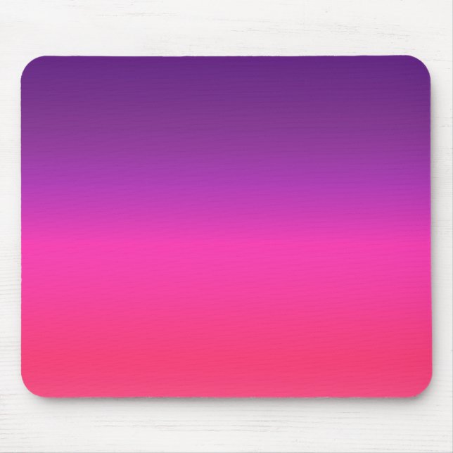 Neon Purple and pink ombre abstract design Mouse Pad (Front)