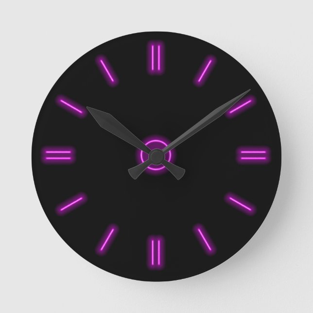 Neon Purple Clock (Front)