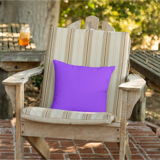 Neon Purple Solid Colour Cushion (Chair)
