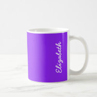 Neon Purple Solid Colour Customise It