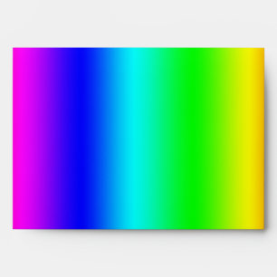 Neon Rainbow Envelopes