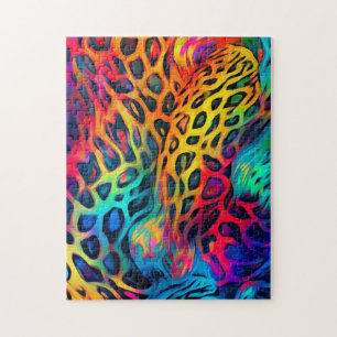 Neon Rainbow Puzzle