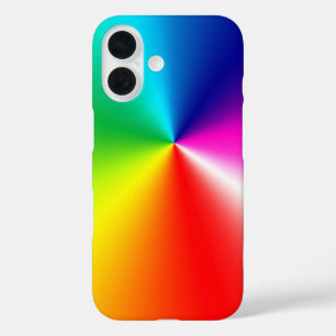Neon Rainbow Spectrum  iPhone 16 Case